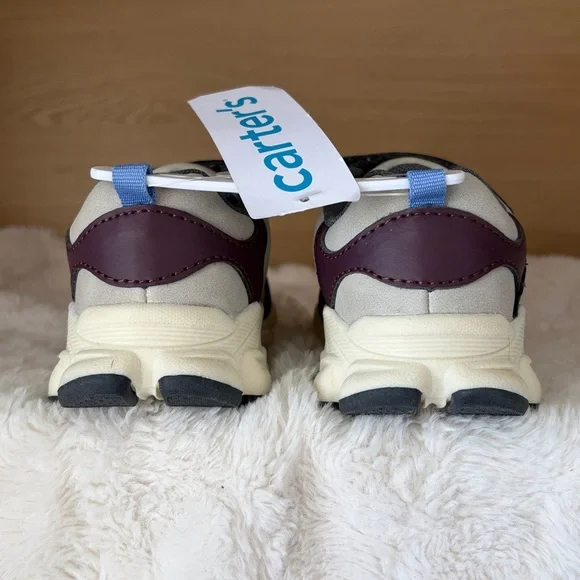 ✨$15 thru 3/31✨NWT•Carter's Johann Toddler Boys Casual Sneakers | Grey | 9T - Picture 4 of 10
